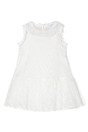 White cotton dress ERMANNO SCERVINO KIDS | SFAB114RI345BS0040001